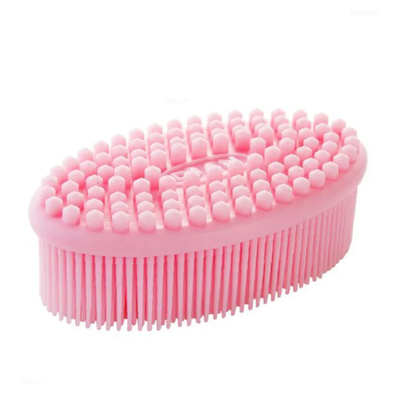 Super soft silicone bath massage brush home scalp massage brush body does not hurt skin whole family are applicable