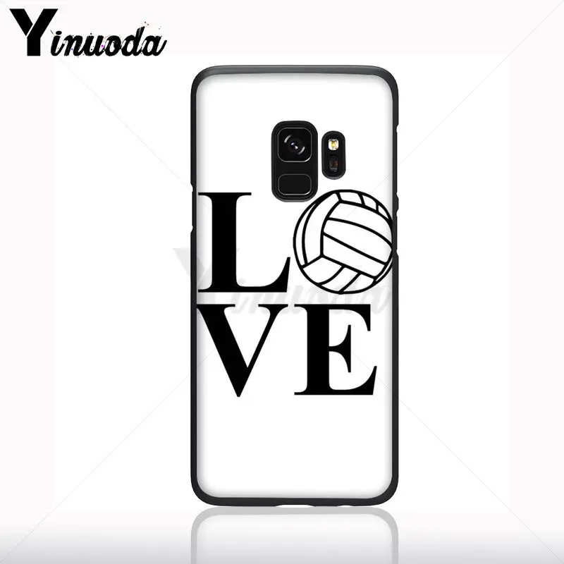 Bola Voli Lucu Berwarna-warni Aksesoris Case untuk Samsung Galaxy S10plus S9 Plus S8plus S10E A50 A70 A10 Kasus Ponsel