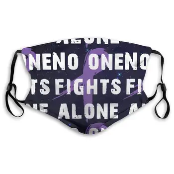 

No One Fights Alone Anti Dust Half Face Mouth Mask with PM2.5 Filters 5 Layers of Protection for Men Women Black