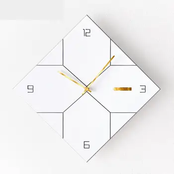 

Light Luxury Wall Clock Nordic Home Clocks Living Room Modern Minimalist Atmosphere Personality Mute Art Gift