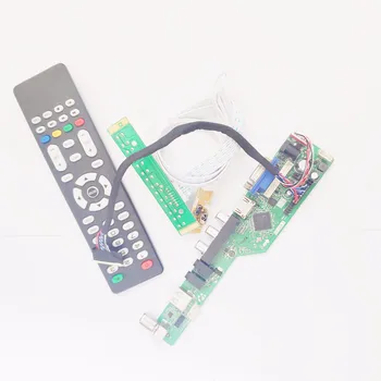 

For LP140WD2-TLD1/TLD2 1600*900 T.V53 display controller drive card WLED LVDS 40Pin laptop panel 14" HDMI VGA USB AV RF DIY kit