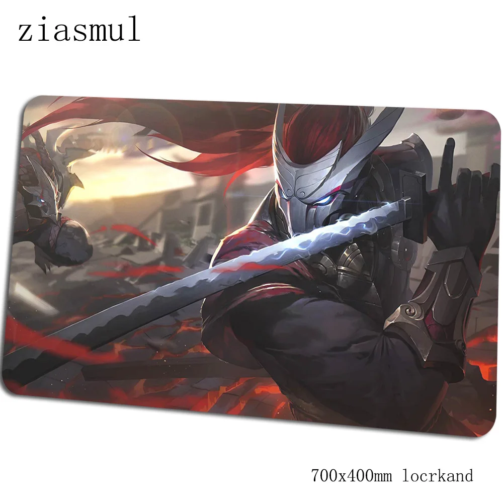 Yasuo, коврик для мыши 700x400x3 мм игровой коврик модный ноутбук с алюминиевым корпусом стол коврик Новая красивая футболка padmouse игры pc gamer коврики геймпад - Цвет: Size 700x400x3mm