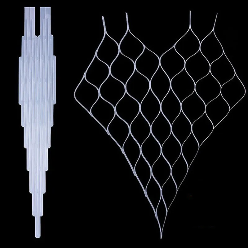 Ballon Background wall Wedding Decoration 7531cm Latex Balloons Mesh Knitted Ball Grid Festival Supplies Birthday Decoration (5)