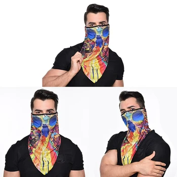 

Street Style Cycling Mask Men Cosplay Riding Sport Balaclava Riding Face Masks Washable Face Shield Mouth Cover Head Scarves