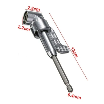 

Hot 3 PCS / Set Stainless Steel 105 Angle Screwdriver Bit Long & Short Black Plastic Flexible Shaft Bit 130MM