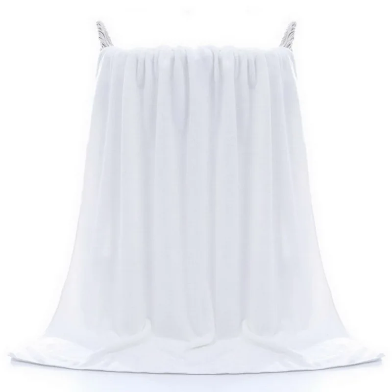 B-white 70x140cm Urijk, женское сексуальное банное полотенце, полиэфирное, пригодное для носки, пляжное полотенце, мягкая Пляжная накидка, юбка, супер абсорбирующее платье, банная юбка, халаты - Цвет: B-white 70x140cm