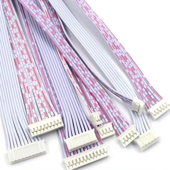 PH2.0 Terminal conector hembra Cable 10cm 20cm 30cm 2,0 JST 2p 3p 4p 5, p 6p 7p 8p 9p 10p 11p 12p individual/doble cabeza 26AWG 1