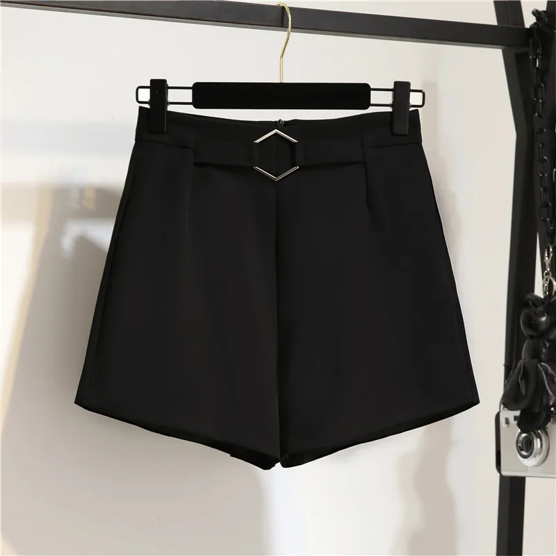 

2019 new fashion women's Summer shorts elegant thin high waist suit shorts female loose casual