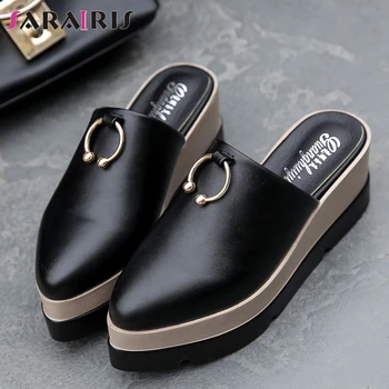 

SARAIRIS New Hot Sale Fashion Summer High Platform Slippers Comfort High Wedges Slides Women Summer Daily Casual Shoes Woman
