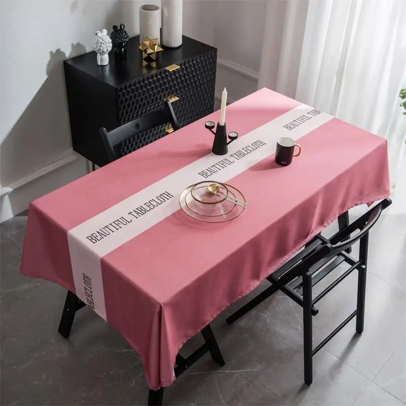 

Christmas tablecloth Waterproof and anti-scalding rectangular table tablecloth rectangular coffee table cloth TV cabinet blanket
