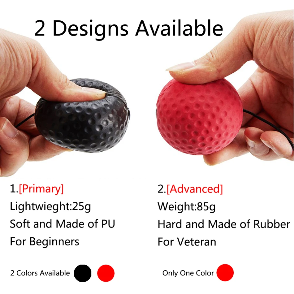Worthdefence Kick Boxing Reflex Ball Head Band Fighting Speed Training Punch Balls Muay Tai MMA Exercise Equipment Accessories