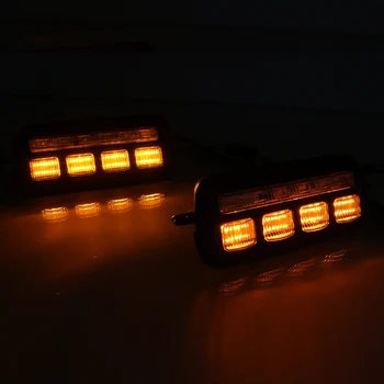 

CSCSNL 1 Pair with Running Turn Signal Light Lamp DRL Accessories LED Daytime Running Lights for Lada Niva 4x4 1995-2019