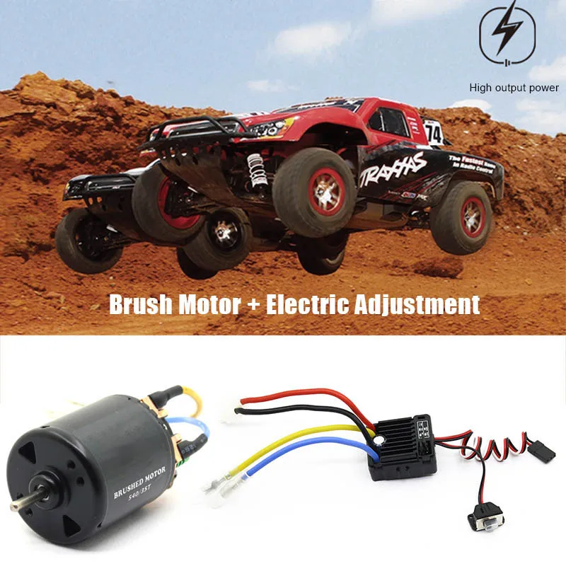 

RC 540 Brushless Motor with WP-1060-RTR Waterproof ESC for RC Car Rock Crawler High Quality