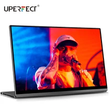 UPERFECT Monitor portátil de pantalla táctil Sensor de la gravedad de la automática rotar 15,6