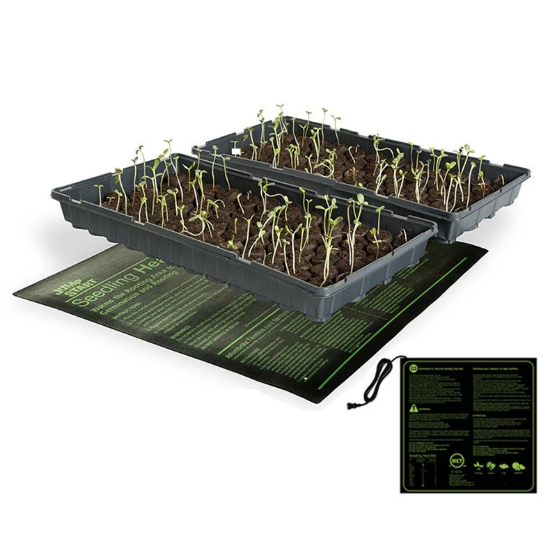 20x20 Inch Seedling Heating Mat Plant Seed Germination Propagation Starter Vegetable Garden Flower Garden Tools Pad EU Plug