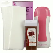 Восковый набор нагревателей машина для удаления волос воск-расплав 110 В/220-240 В эпилятор для лица бровей бритье безболезненный 100 г восковые полоски для депиляции