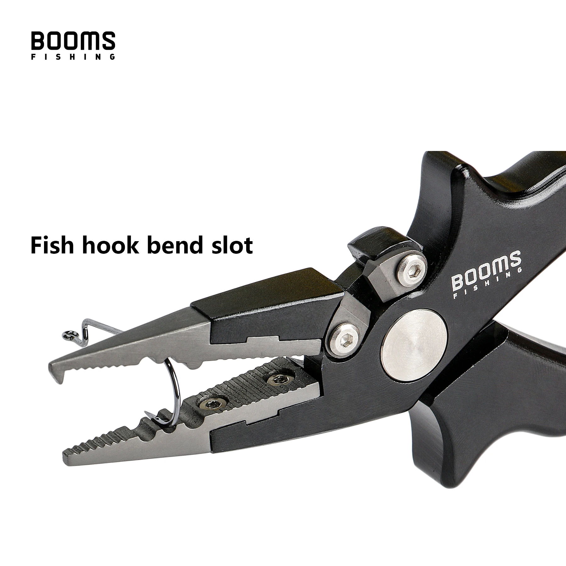 Booms Fishing X12 Aluminum Fishing Pliers Saltwater Split Ring