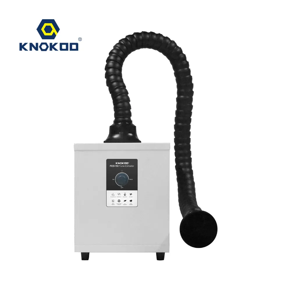 

110V/220V Smoke Cleaner Knob Adjustment Fume Extractor Soldering FES150 MINI 150W Smoke Absorber Air Purifier Machine