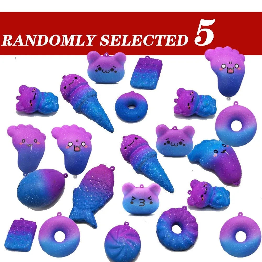 

5Pcs Squishy Kawaii Cute Bear Ice Cream Big Feet Slow Rising Toy Collection Cure Gift Kids Toys Squishy Toy Juguetes para ninos