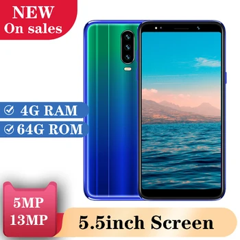 

F2 Pro 13MP Original Mobile Phone 4G RAM 64G ROM Android Smartphones Quad Core Face ID 5.5'' Screen CellPhones unlocked Celulars