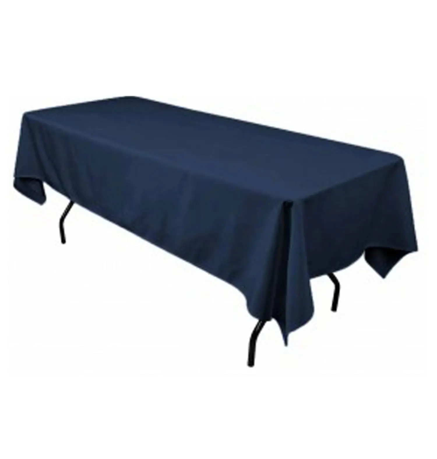 navy blue 1 шт. 145x304 см прямоугольная атласная Скатерть, белые скатерти для отелей на Рождество, свадьбу, банкетные вечерние скатерти - Цвет: navy blue