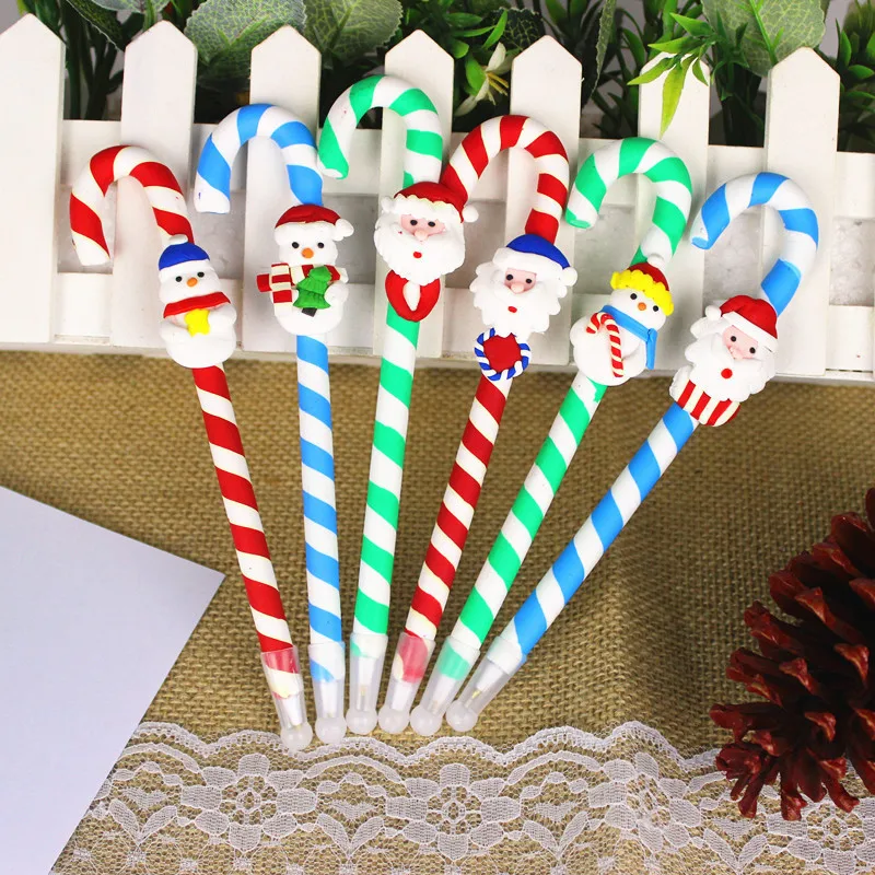 1 шт. пластиковая ручка для конфет, Рождественская елка, украшения в полоску, подвески-палочки для конфет, украшения для детей