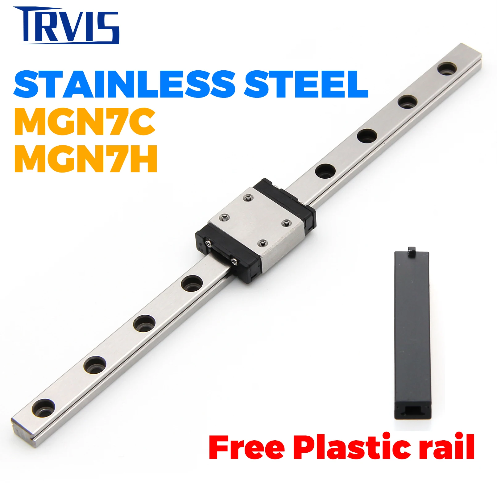 Linear Guide MGN7C MGN7H Rail Kit 440C Stainless Steel Miniature Slide ...