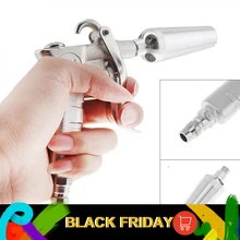 Пистолет-распылитель 6 дюймов высокого давления пневматический чистящий пистолет из алюминиевого сплава с насадкой с четырьмя отверстиями и переключателем пресс-типа для автомобилей