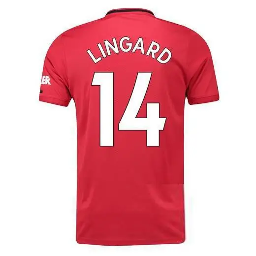 Горячая Распродажа,,, футболка для футбола для взрослых, футболка POGBA LUKAKU home Out 19 20, Футбольная Футболка, размер S-4XL - Цвет: Away7