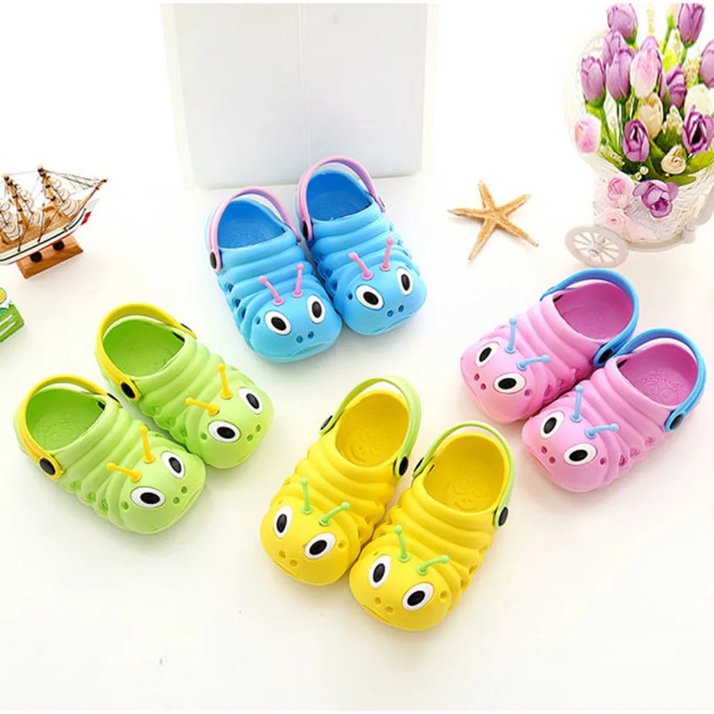 New Baby Kids Shoes Sandals Toddler Baby Boys Girls Cute Cartoon Beach Sandals Slippers Flip Shoes Toddler Sandals Princess