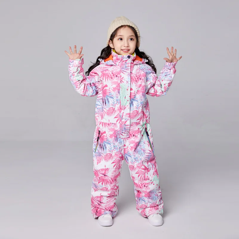 Dollplus/детский зимний комбинезон; Зимний Лыжный комбинезон для маленьких мальчиков и девочек 10-12 лет; Водонепроницаемая Куртка для сноуборда и катания на лыжах; спортивная одежда; Верхняя одежда для детей