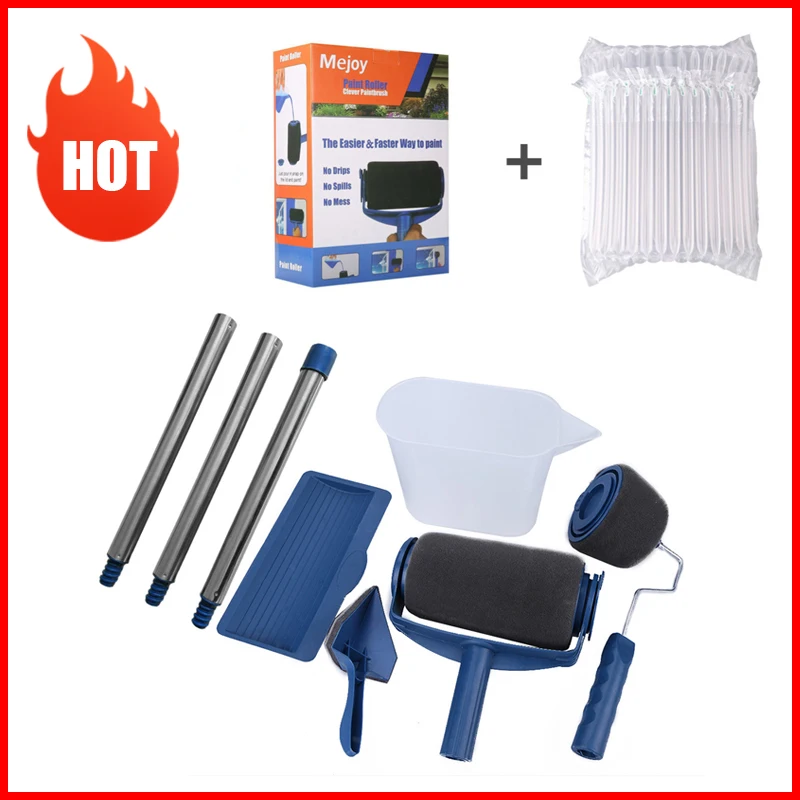 Caja de Color sin costuras de 5/8 Uds., cuadro de pared rodillo de corredor, pintura, cepillo, herramientas, uso doméstico, pared decorativa, bricolaje