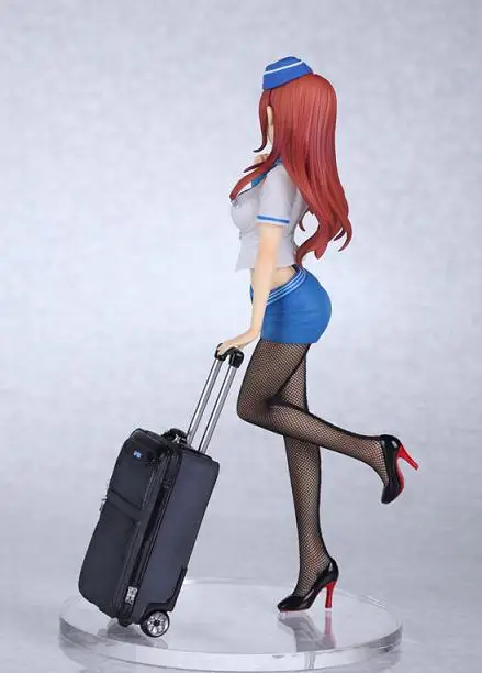 Yaya Anime bahamut ca Blue Flight Crew член/Стюардесса Yoko Red Garage Kit