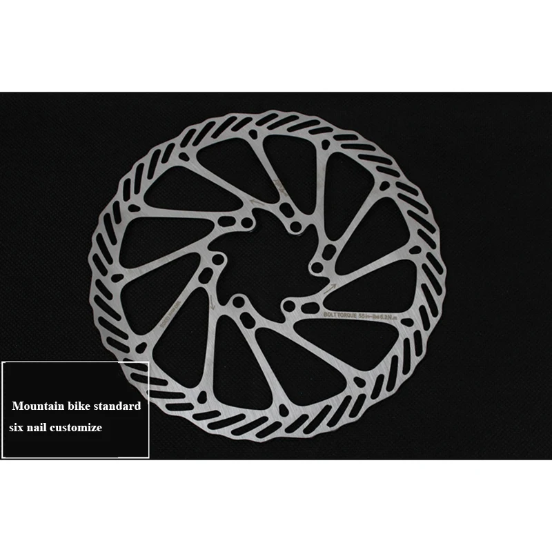 1 шт. велосипедный дисковый тормоз 140/160/180/203 мм Нержавеющая сталь MTB дисковый тормоз горного велосипеда ротора с 6 Болты велосипедные аксессуары