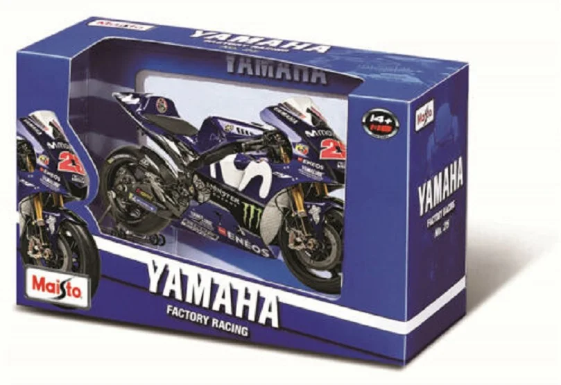 Maisto 1:18 Motogp 2018 Yamaha YZR-M1 #25 Maverick Vinales Motorrad Modell OVP