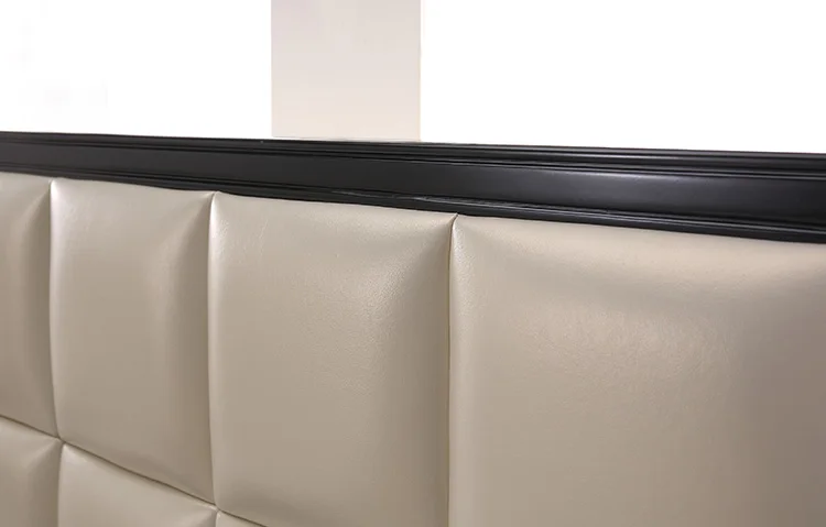 Europe and America Genuine leather bed frame Soft Beds Home Bedroom Furniture cama muebles de dormitorio / camas quarto 1.8*2 m
