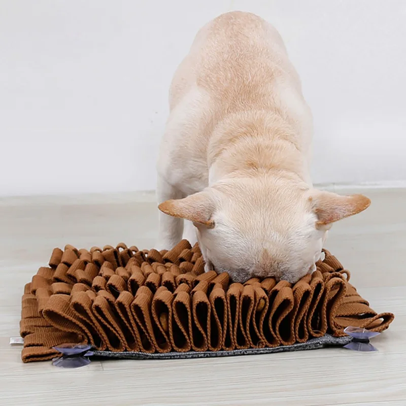 

Training Dog Sniffing Pad Pet Training Mat Blanket With Suction Cup Snuffle Dog Nosework Mat Stress Release Nose Work Blanket