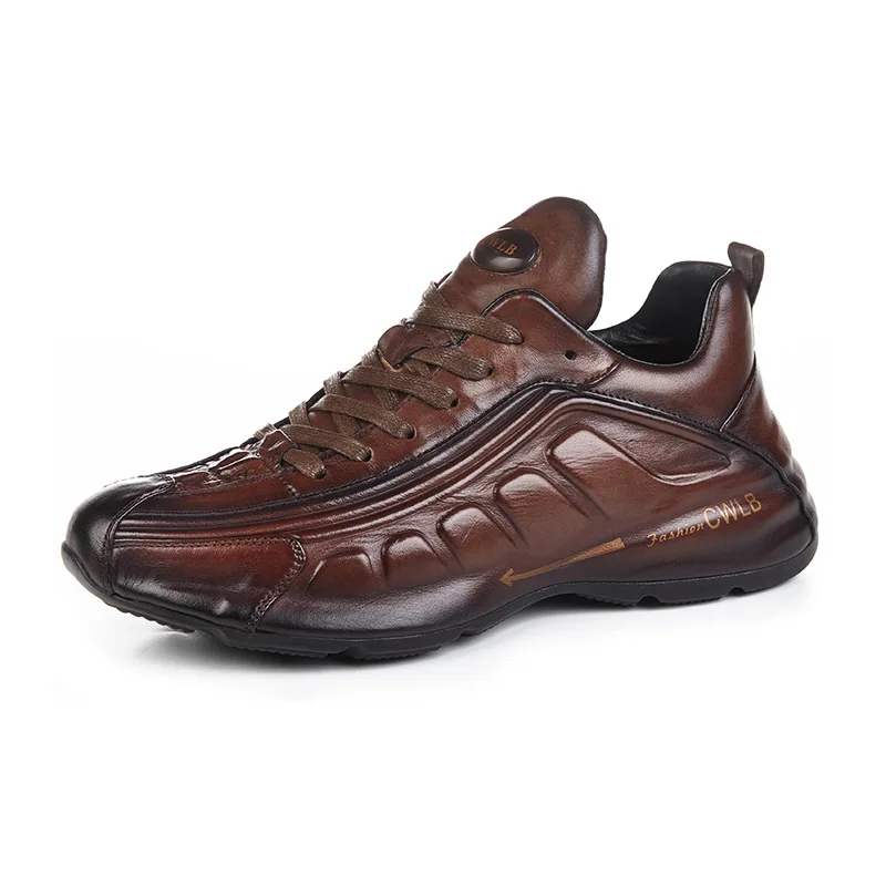 Men's casual shoes leather business party wedding moccasin shoes casual men's fashion trend Italian fashion loafers