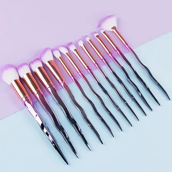 

12Pcs/set Professional Makeup Brushes With Flower Branches Foundation Eyeshadow Eyelash Brush Multi-functional Cosmetic Brush