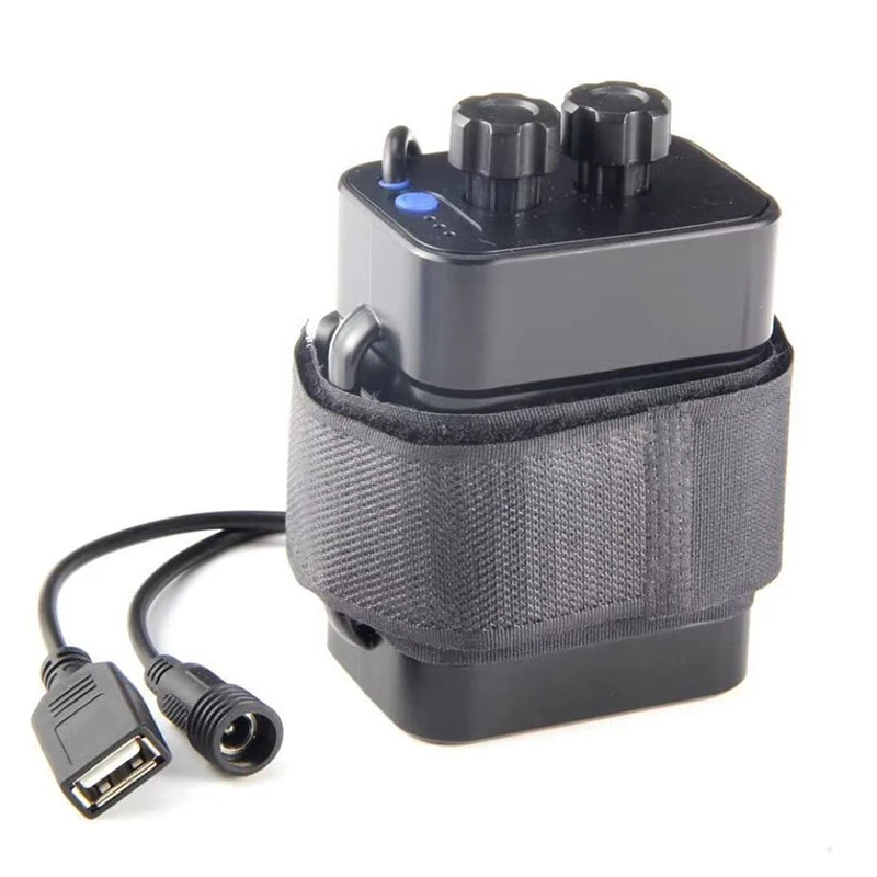 Caixa Impermeável do Case do Armazenamento da Bateria Carregamento do Usb Bloco da Bateria 12v Powerbank Faça Você Mesmo Luz Conduzida da Bicicleta Smartphone 6x18650 - Image 6