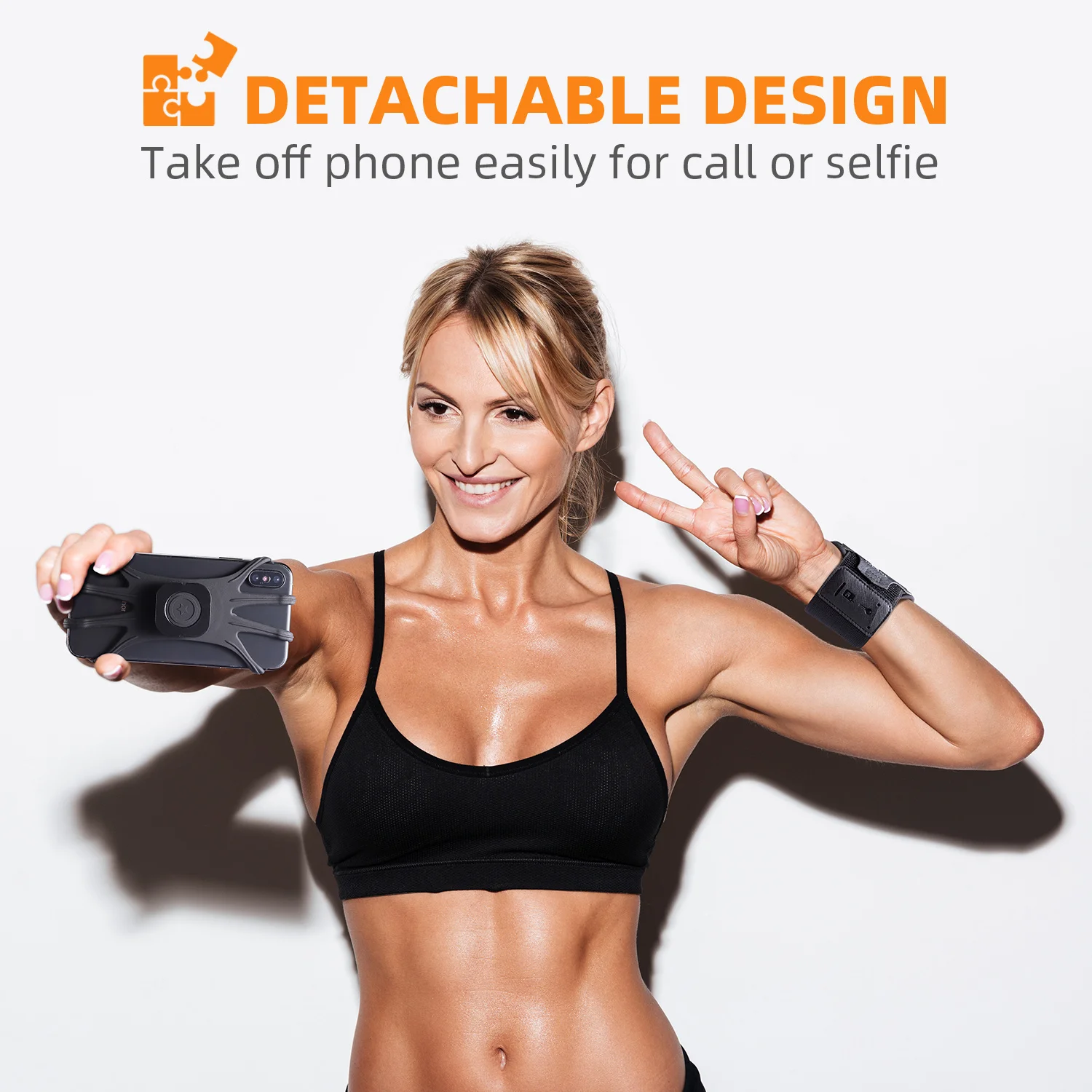 Mobile Phone Running Phone Bag Wristband Belt Jogging Cycling Arm Band Holder Wrist Strap Bracket Stand