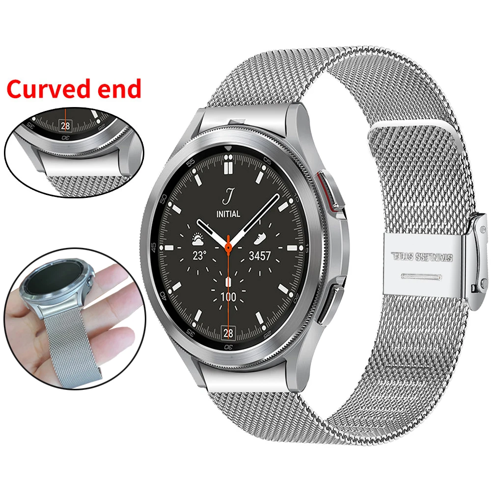 Milanese Loop Strap for Samsung Galaxy Watch 4 Classic 46mm 42mm Watch