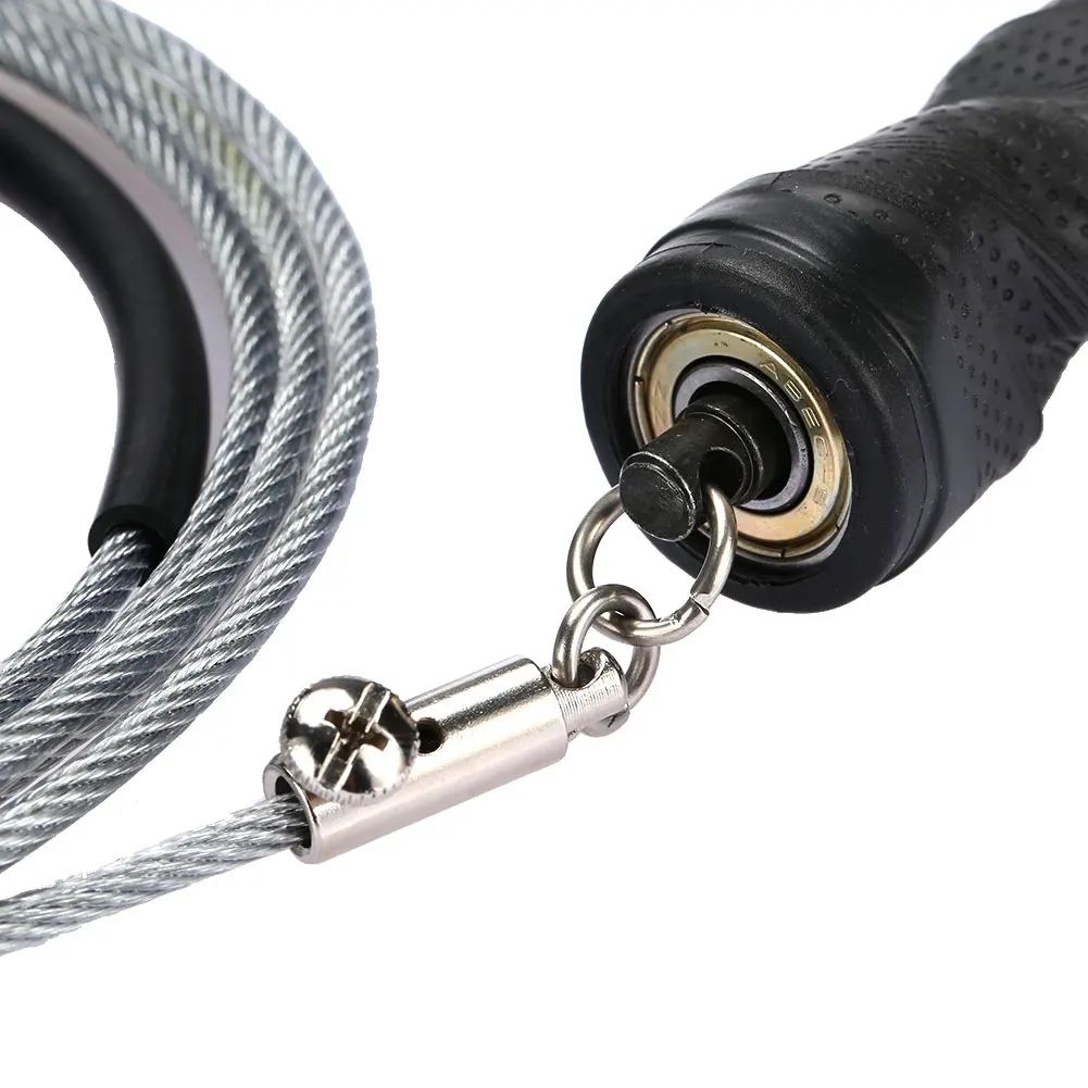 Jump Rope Steel Wire Double Ring Sports Gym Adjustable Speed Rope Skipping