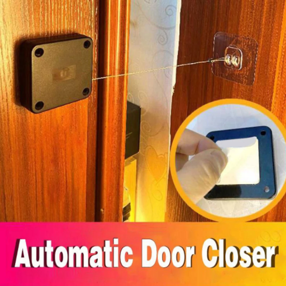 Multifunctional Automatic Door Closer Pull Automatic Door Closer Sensor Easy To Install door closer