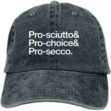 Pro-Sciutto& Pro-Choice& Pro-secco Adult Baseball Caps Adjustable Snapback Dad Hat