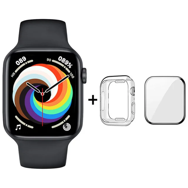 2021 IWO 13 PRO Watch 7 T500 Smart Watch Series 7 DIY Dials Heart Rate BT Call Men Women Sport Smart Watch PK X8MAX HW22 W46 W37 