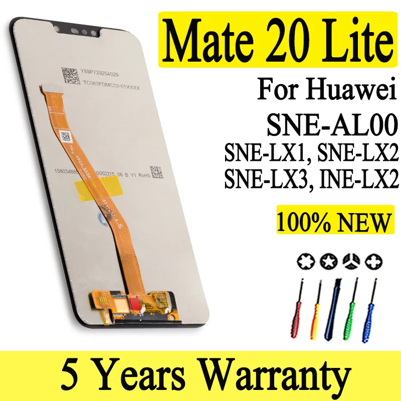 LCD Display Für Huawei Mate 20 Lite SNE-LX1/LX2/LX3 - Komplettset Mit Reparatur-Werkzeug