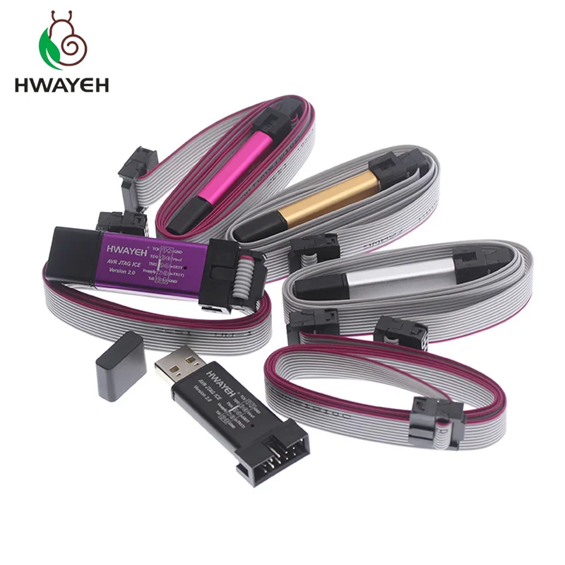 AVR JTAG ICE USB скачать программист Эмулятор (алюминиевый корпус + защита от перегрузки