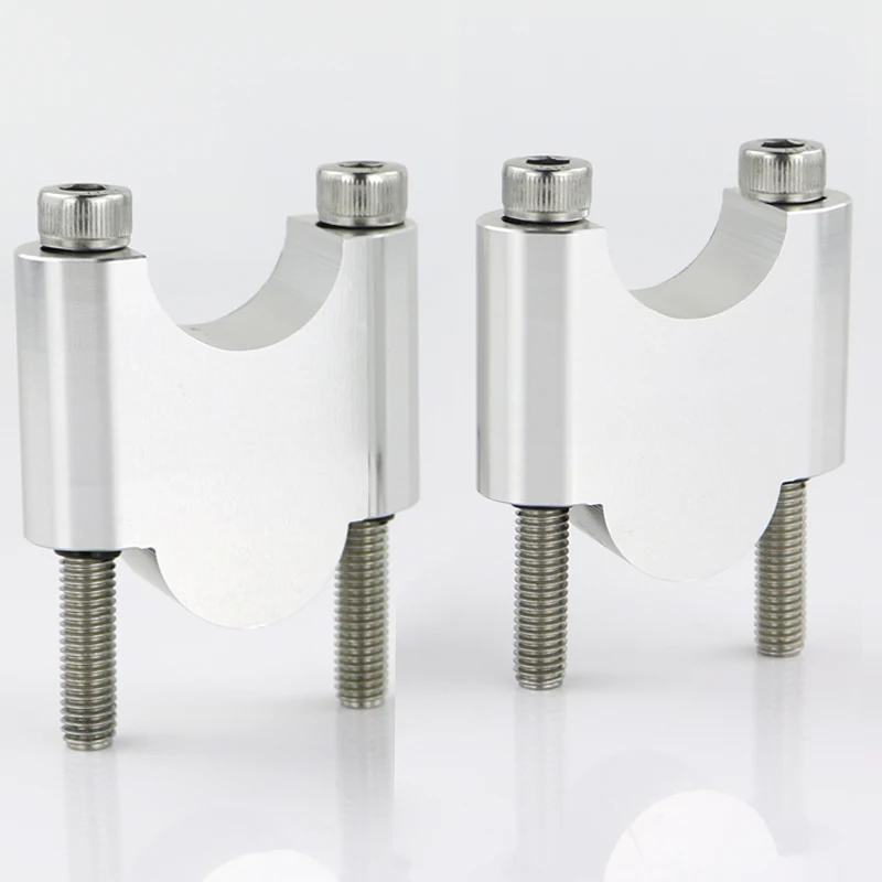 Silver Riser 40mm 7/" 22 мм мотоциклетные стояки крепление для Suzuki DRZ400 DRZ 400 DR-Z400E DR-Z400S DR-Z400SM DR-Z70 DR-Z110 DR-Z125 DR-Z250 - Цвет: Silver Riser 40mm