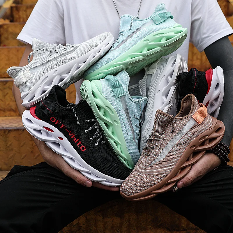 

2019 Summer Fly Woven Coconut MEN'S SHOES Korean-style Ulzzang Casual Shoes White Stars Athletic Shoes Men's